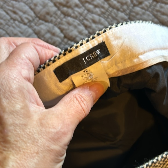 J.Crew wool houndstooth pants/trouser size 12 - Picture 4 of 6